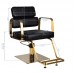 Hairdressing Chair GABBIANO PORTO GOLD black